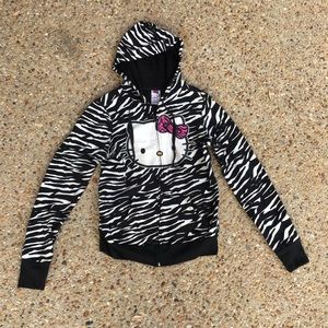 Hello Kitty Shirts & Tops | Girls Sequined Hoodie Sweatshirt | Poshmark